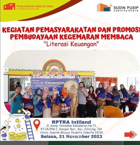 Yuk Belajar Literasi Keuangan Bareng Sudin Pusip Jakarta Utara